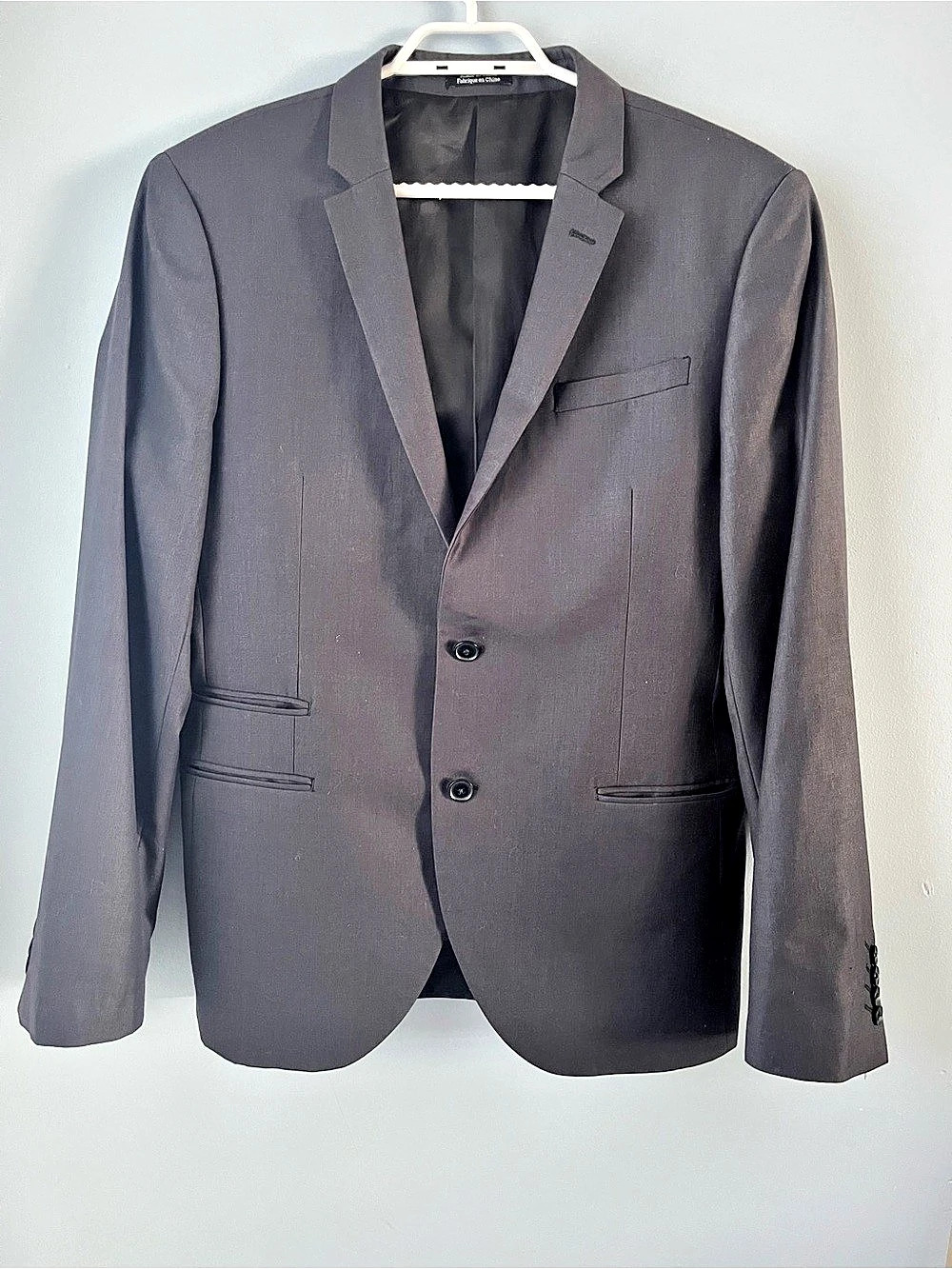 Moores Egara Extreme Slim Fit Grey Blazer Suit Jacket Size 42R